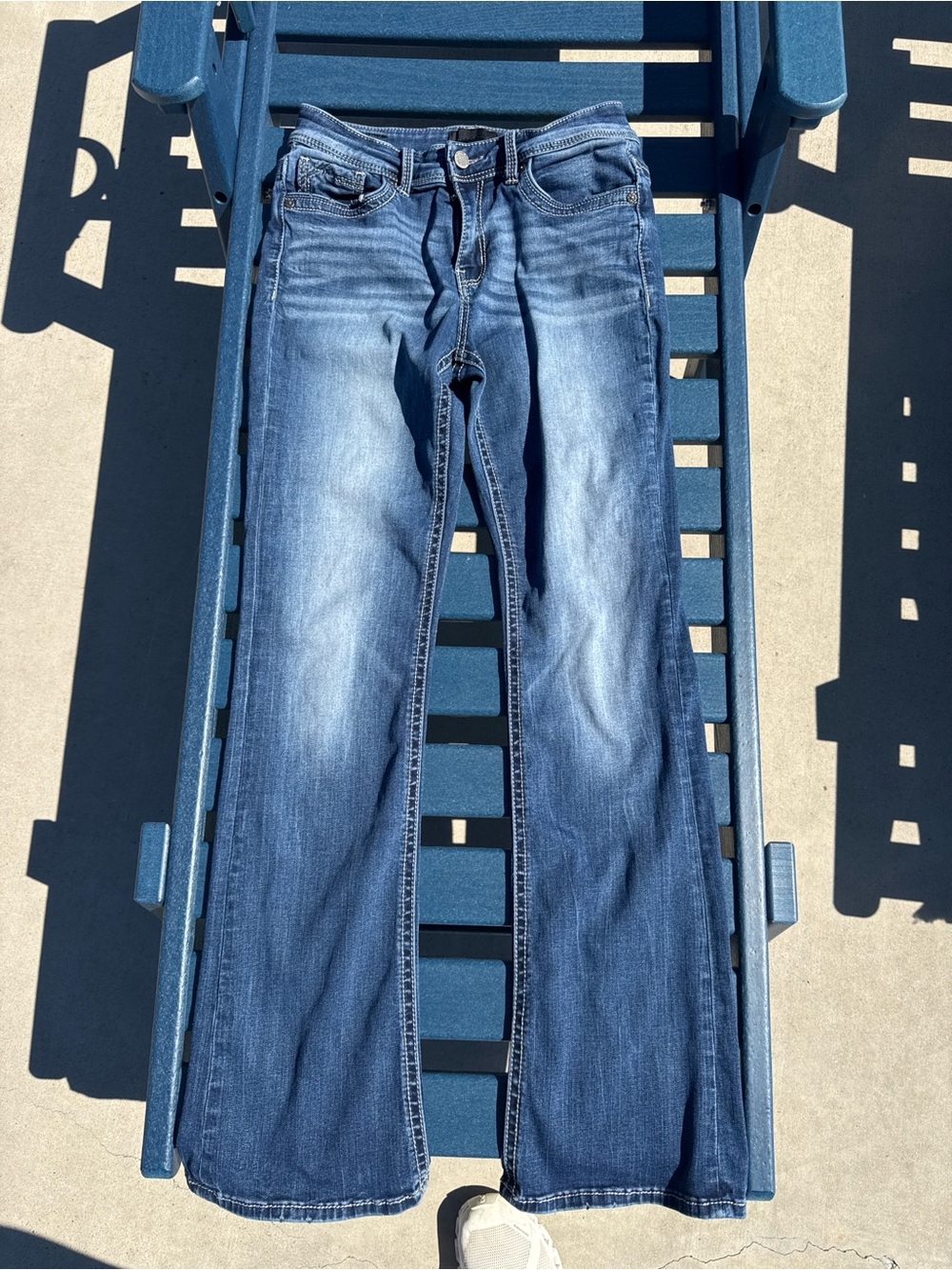 Buckle Women's Medium Blue Flare Jeans
